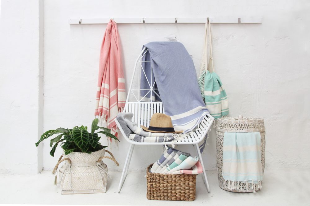 Bath towels - Nomad Turkish Towels - LOOM CREW (PREVIOUSLY ATOLYIA)
