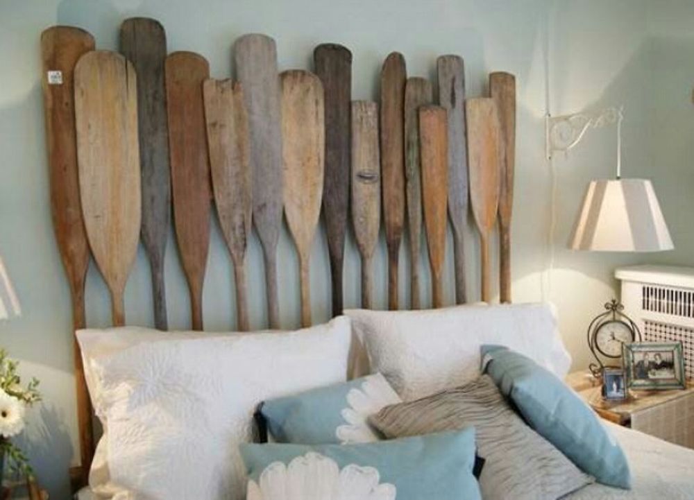 Objets de décoration - Rame Pagaie bois peint - LYS IMPORT