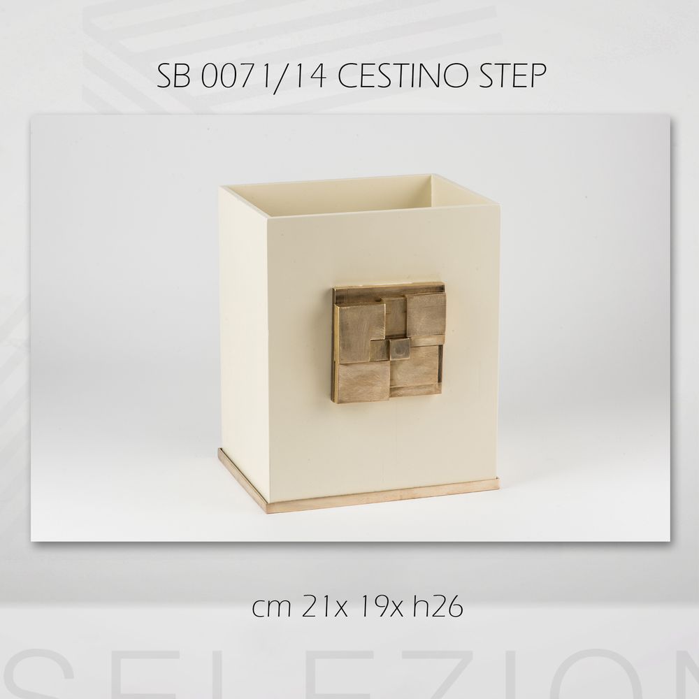 Bathroom waste baskets - STEPS COLLECTION Bin - SELEZIONI DOMUS FLORENCE ITALY
