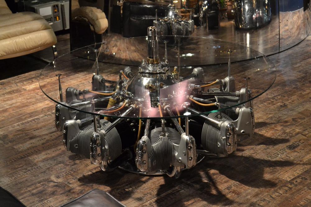 Tables basses - Collection aéronautique - ARTEINMOTION