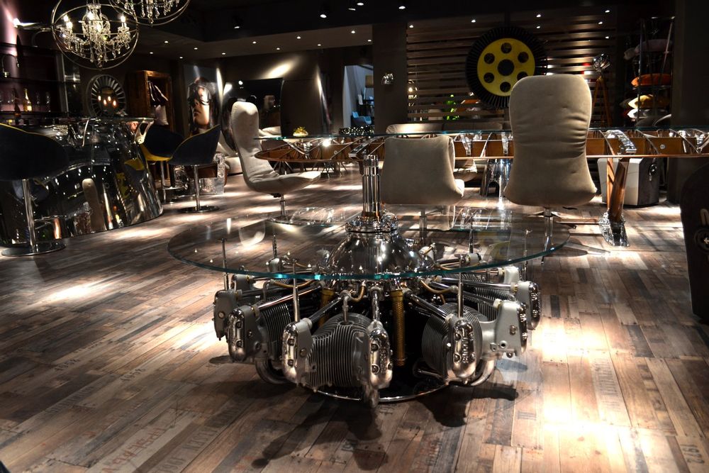 Tables basses - Collection aéronautique - ARTEINMOTION