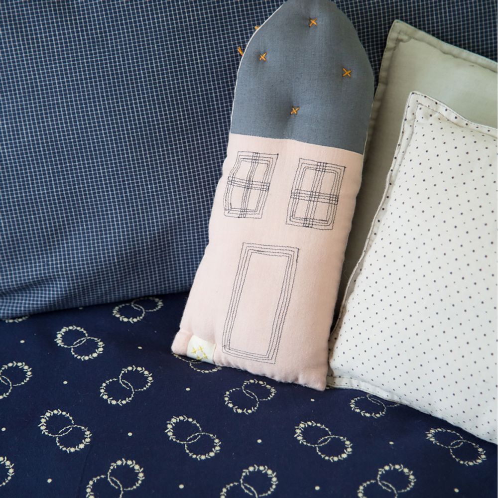 Linge de lit - Housse de couette imprimée camomille - Anneaux floraux - CAMOMILE LONDON