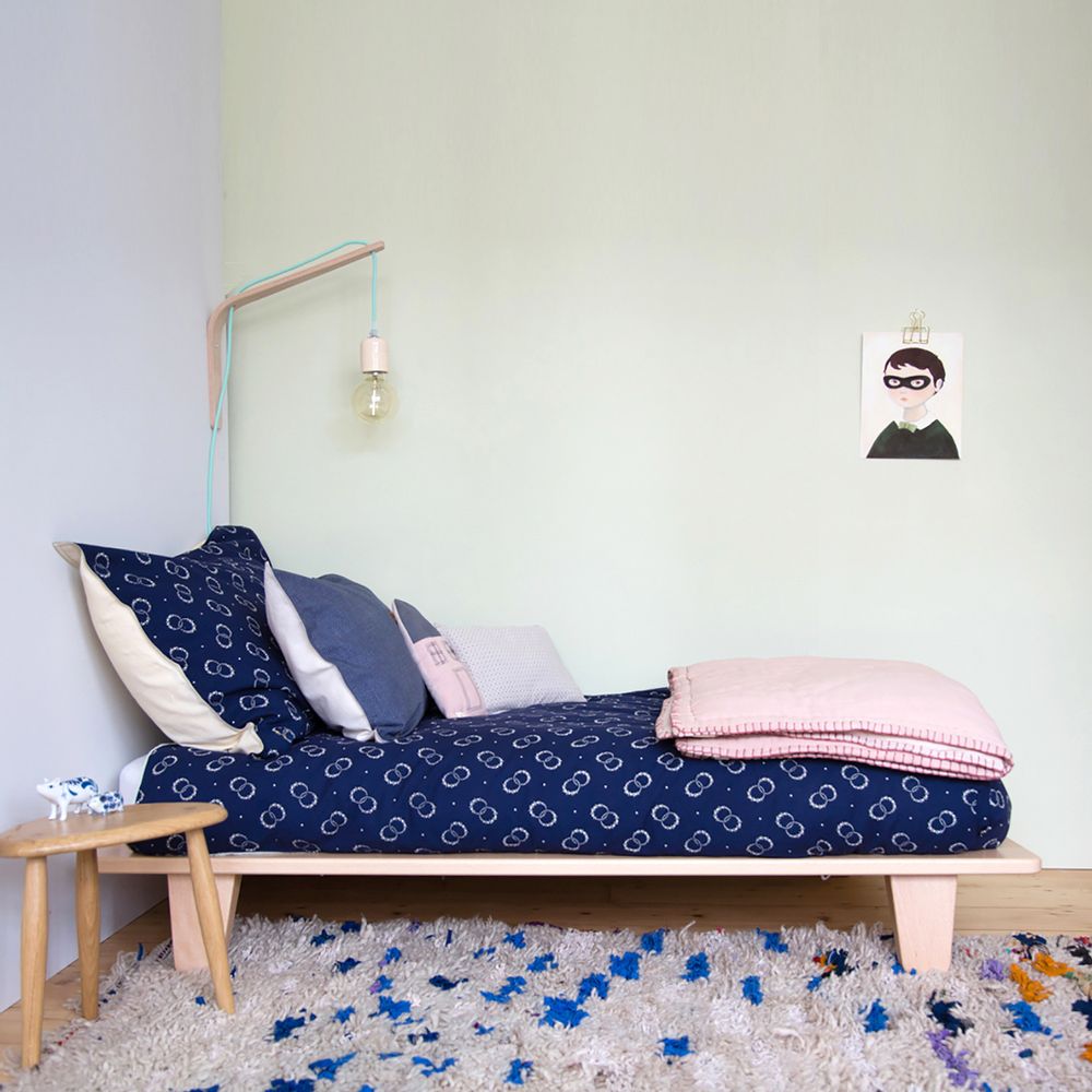 Linge de lit - Housse de couette imprimée camomille - Anneaux floraux - CAMOMILE LONDON