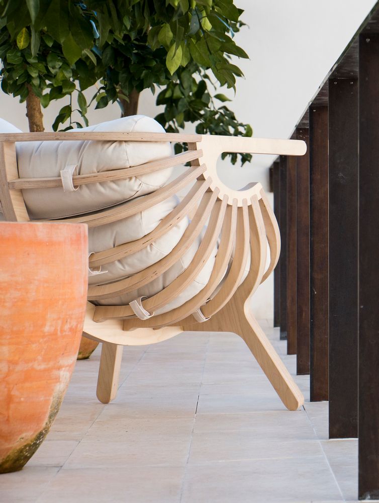 Chaises longues - Shell - BRANCA