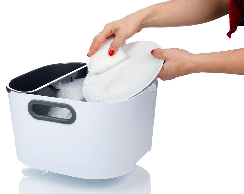 Bols - Bassine pour faire la vaisselle Rengø blanc - VIGAR