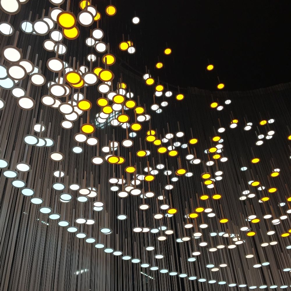 Hanging lights - FIRE RING - BLACKBODY