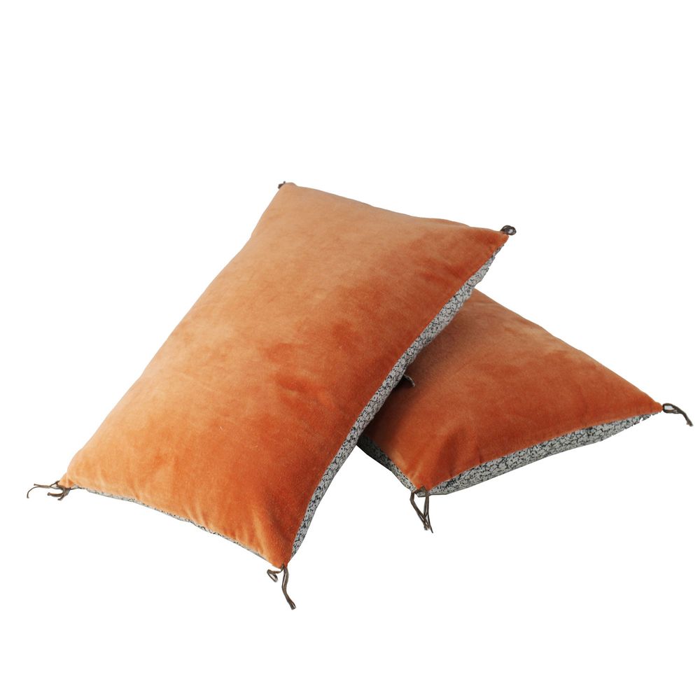 Fabric cushions - TOSCA Cushion cover in velvet - EN FIL D'INDIENNE...