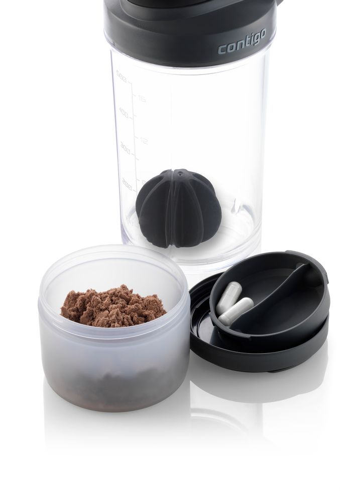 Tasses et mugs - Shake & Go FIT + compartiment - CONTIGO