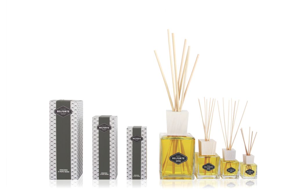 Parfums d'intérieur - Rattan Reed Diffuser and Room Spray - BELFORTE FRAGRANZE ITALIANE