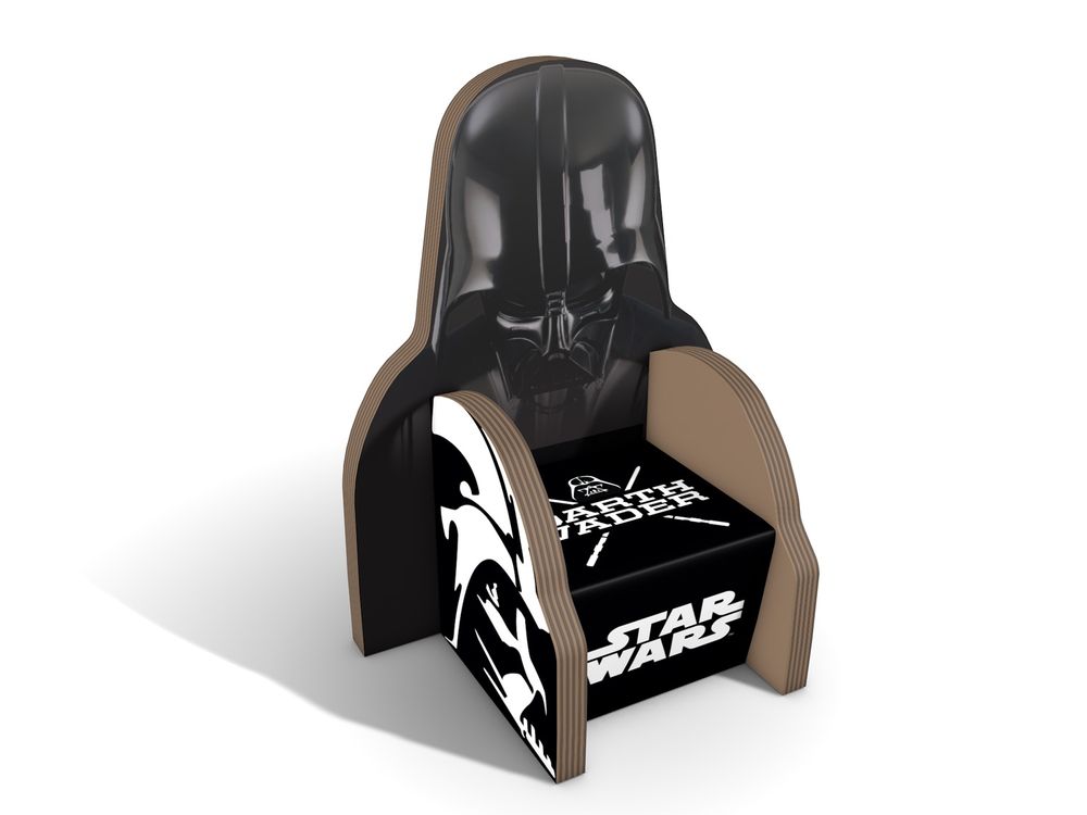 Children's bedrooms - Cardboard Darth Vader Throne - CARTONAI