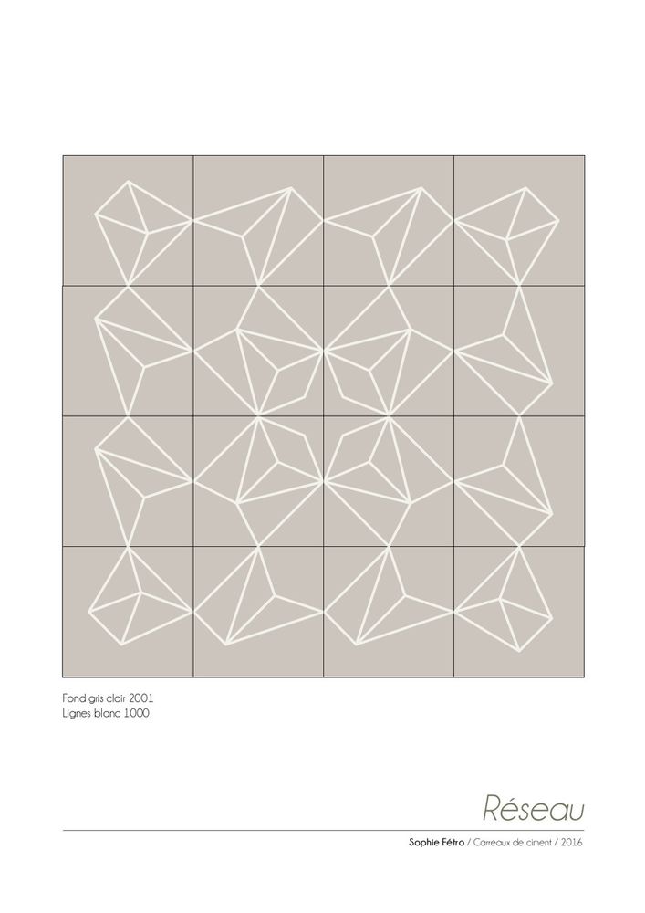 Cement tiles - RESEAU CEMENT TILES - CARODECO CARREAUX CIMENT, TERRAZZO ETC...