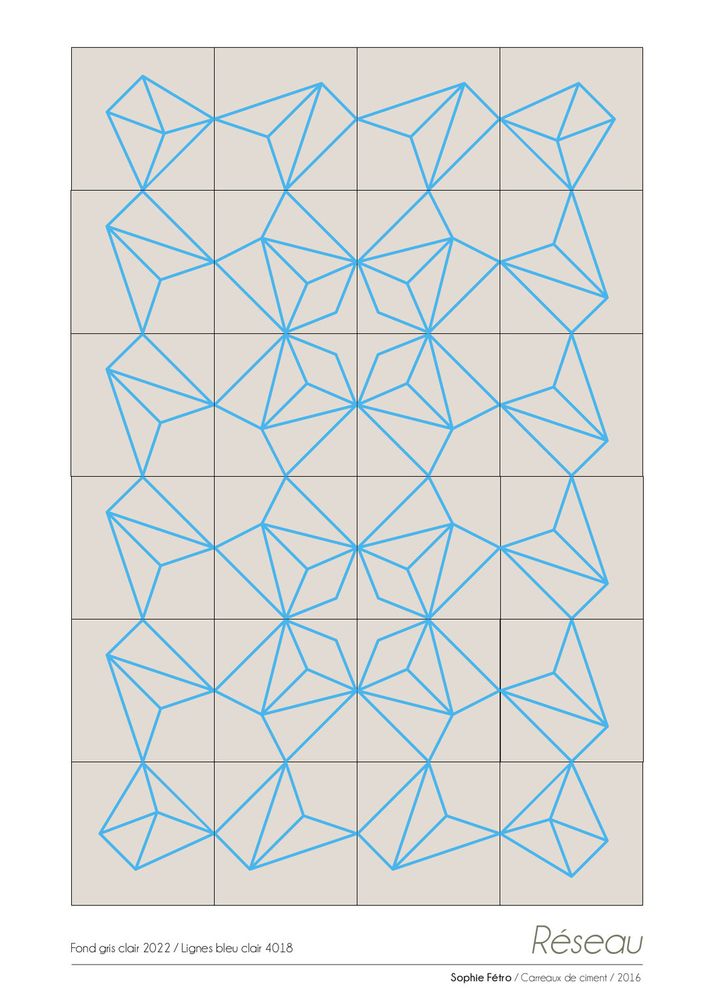 Cement tiles - RESEAU CEMENT TILES - CARODECO CARREAUX CIMENT, TERRAZZO ETC...