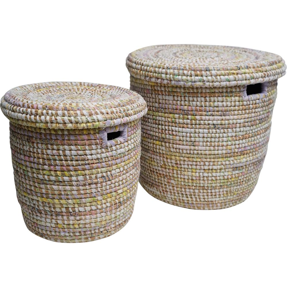 Dressings - Panier à linge « Afripe » - EA DÉCO NATUREL & DESIGN