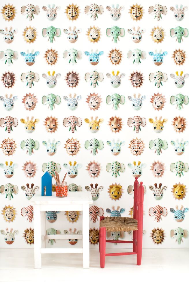 Papiers peints - Animaux sauvages papier peint doux - STUDIO DITTE