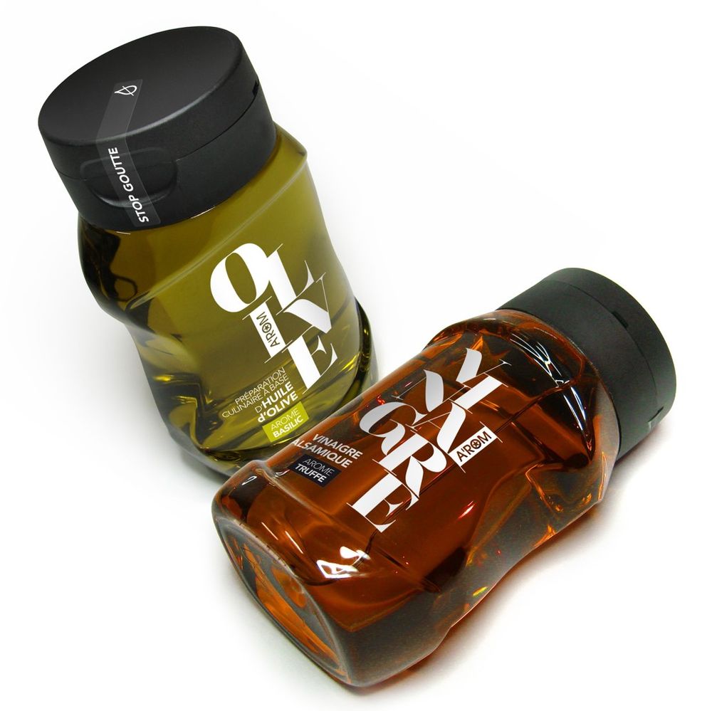 Oils and vinegars - Flacon Stop'Goutte Huile d'Olive ou Vinaigre Balsamique - SMA DIFFUSION A'ROM