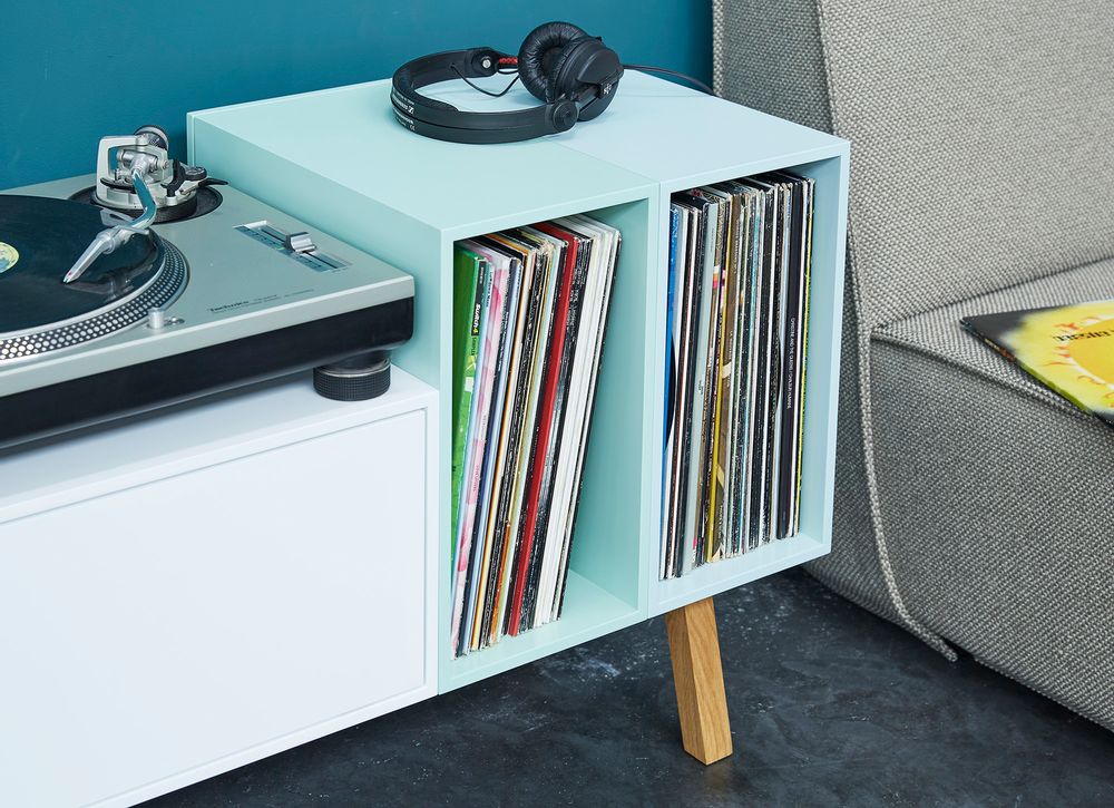 Etagères - Système pour disques vinyles CUBIT® - CUBIT® - BITS FOR LIVING