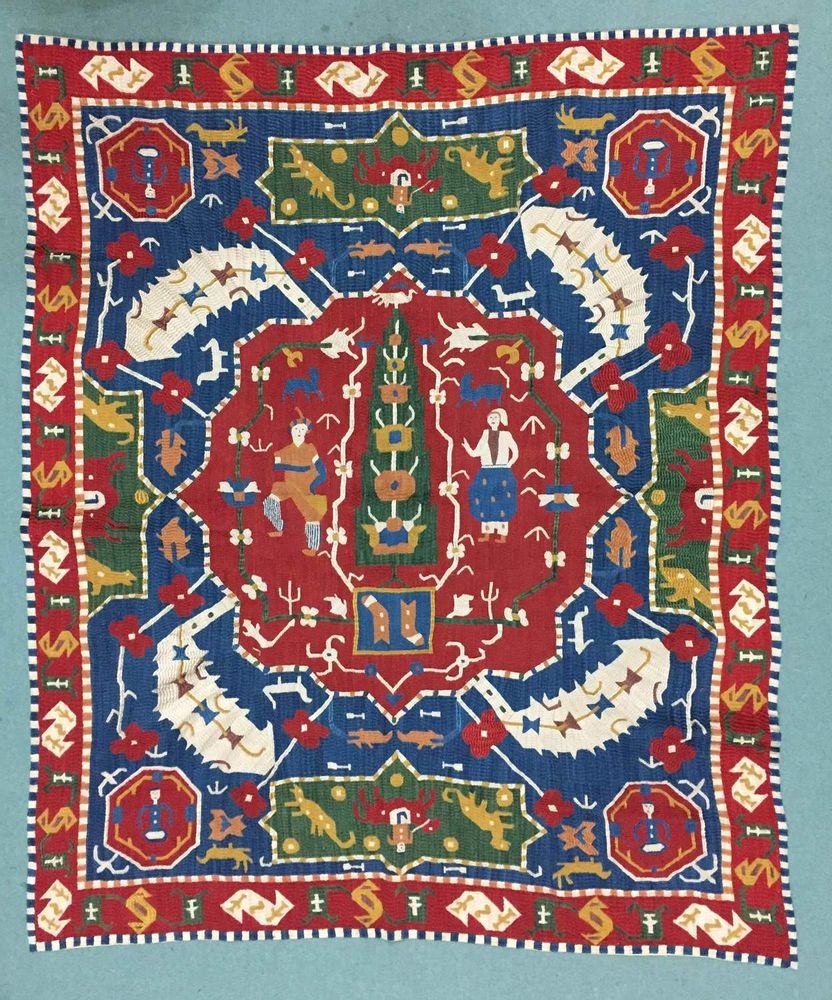 Comforters and pillows - Handmade silk Caucasian Embroidery , - D HOME