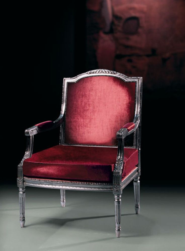 Fauteuils - Italian armchair reproduction of Louis16 - EMERALD COLLECTIONS