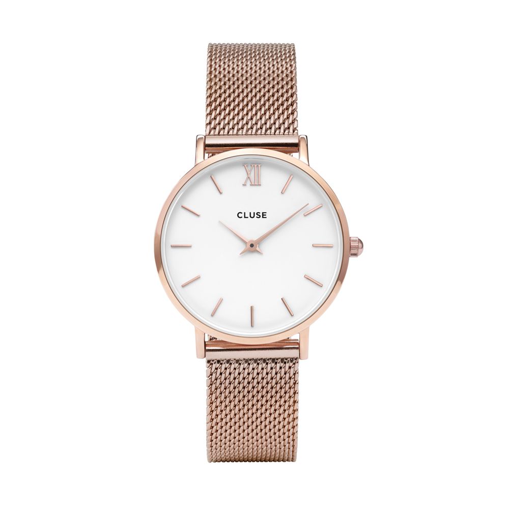 Bijoux - CLUSE Minuit Mesh or rose/blanc - CLUSE