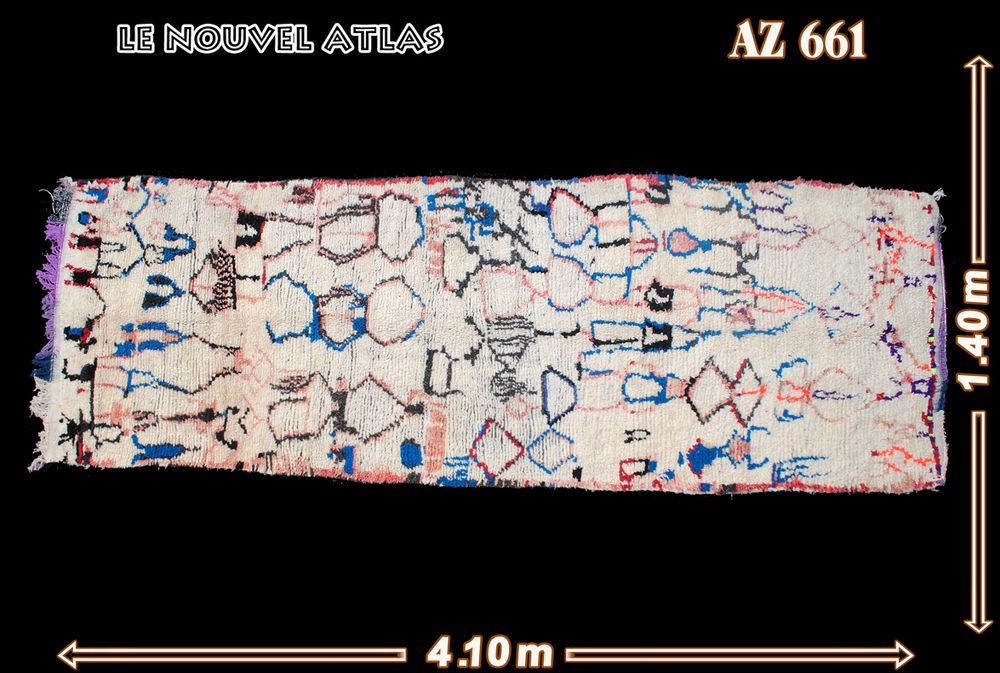 Tapis contemporains - AZILAL ,BENI OURAIINE, BOUCHEROUITE, MRIRT, HANBE, NATTE. - LE NOUVEL ATLAS