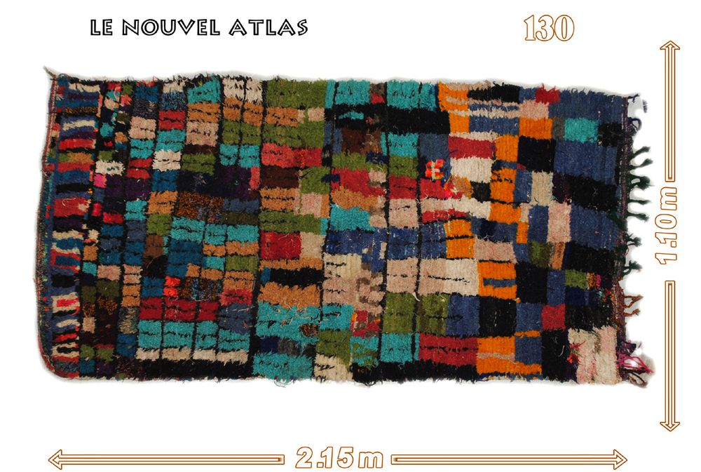 Tapis contemporains - AZILAL ,BENI OURAIINE, BOUCHEROUITE, MRIRT, HANBE, NATTE. - LE NOUVEL ATLAS