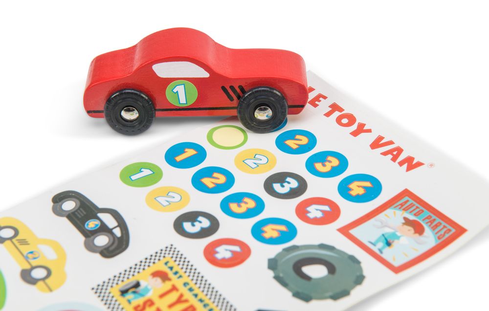 Jouets enfants - Transporteur de voiture de course - LE TOY VAN