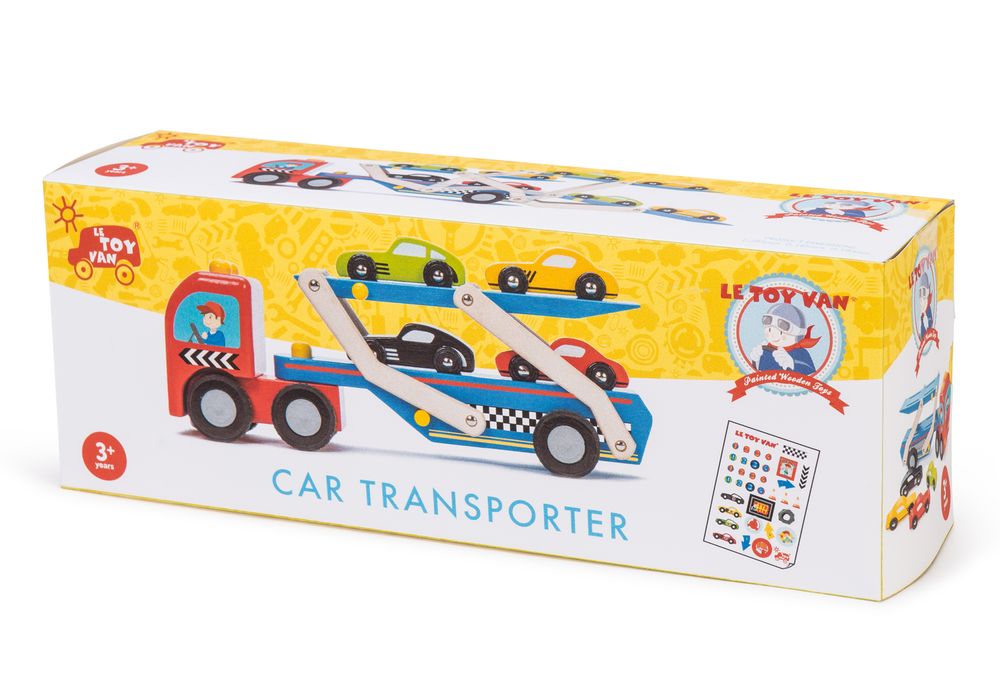 Jouets enfants - Transporteur de voiture de course - LE TOY VAN