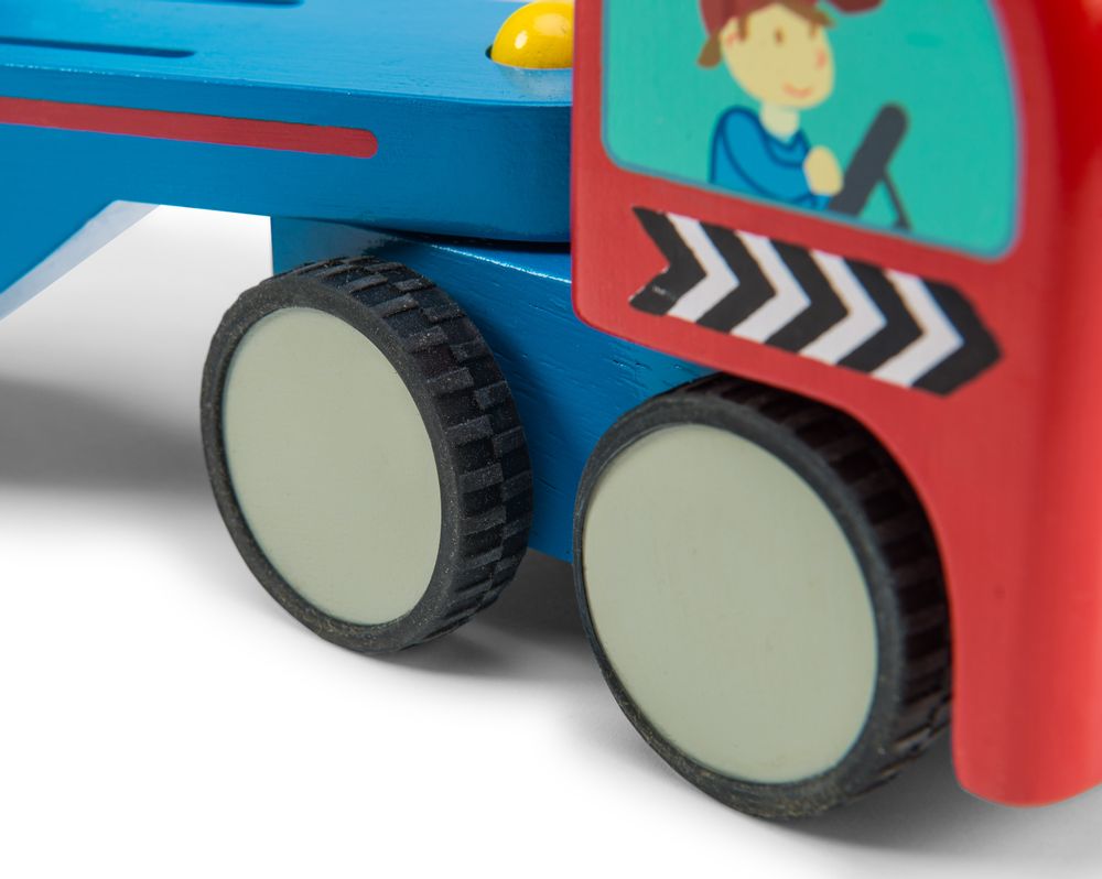 Jouets enfants - Transporteur de voiture de course - LE TOY VAN