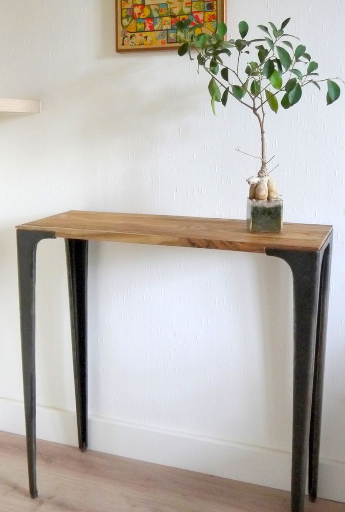 Console table - CONSOLE SIMPLE GAZELLE 80CM - QUATR' A