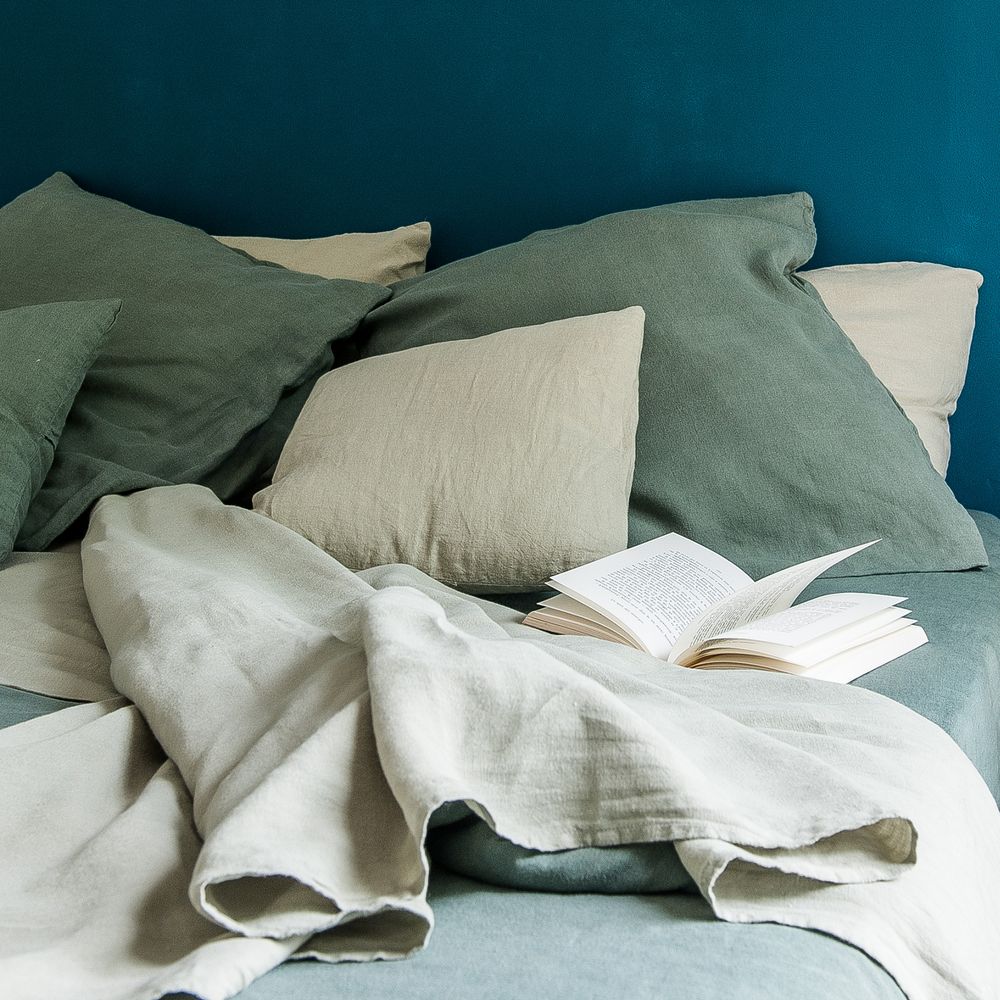 Bed linens - Linge de lit - COULEUR CHANVRE