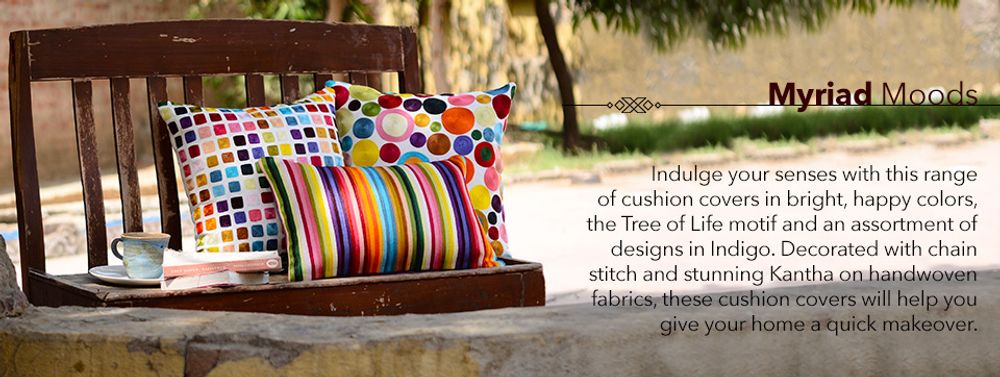 Coussins textile - HOUSSE DE COUSSIN - CONDOR (INDIA)