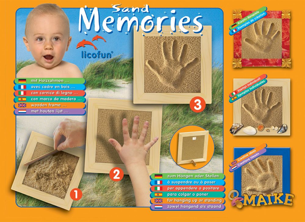 Jeux enfants - empreinte en sable naturel - CADEAU KID