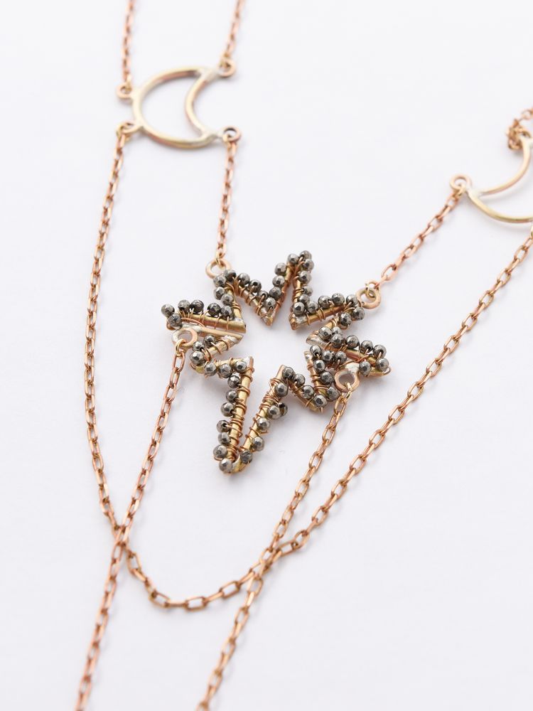 Bijoux - The Draping North Star Lunar Necklace  - ARIANA OST