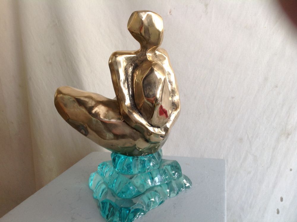 Sculptures, statuettes and miniatures - Bronze sculpture “Gaze” - DARDEK SCULPTEUR