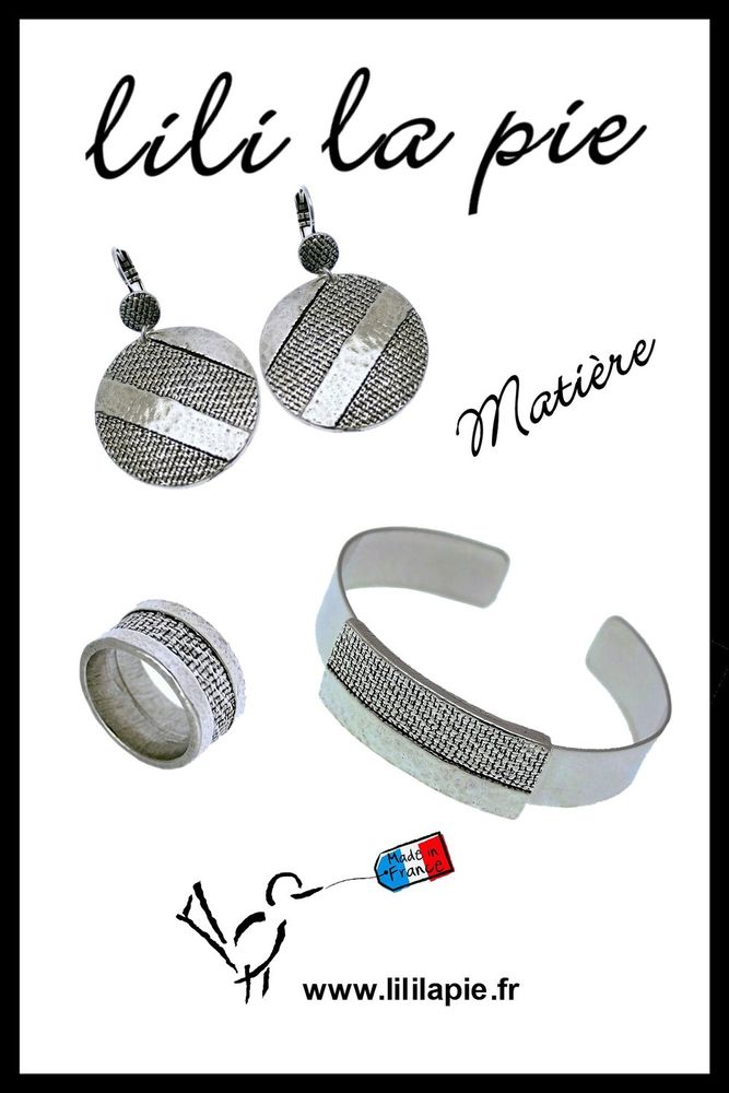 Bijoux - collection MATIERE - LILI LA PIE
