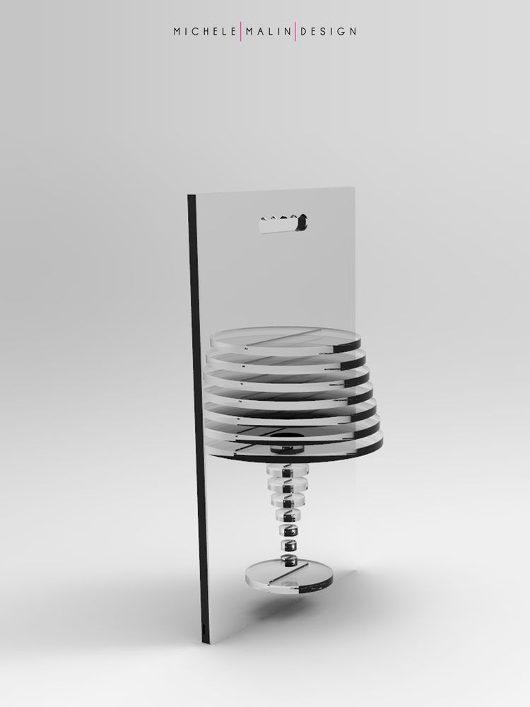 Wall lamps - MIRROR LAMP - MICHELE MALIN DESIGN