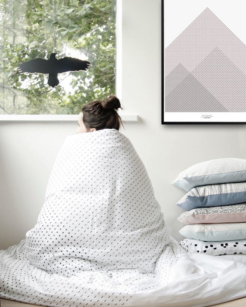 Linge de lit - Mountains Bed Linen 140x200, 50x70 - IHANNA HOME
