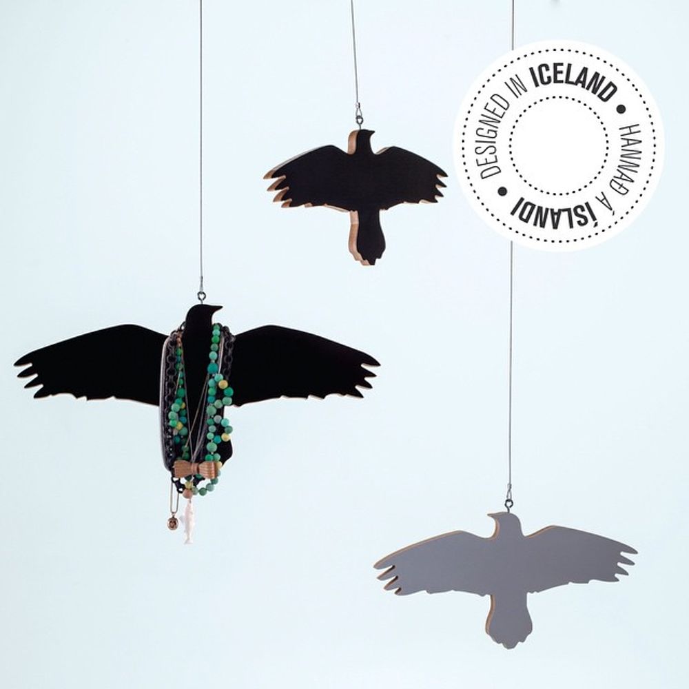 Other wall decoration - RAVEN Bird Hanger - IHANNA HOME