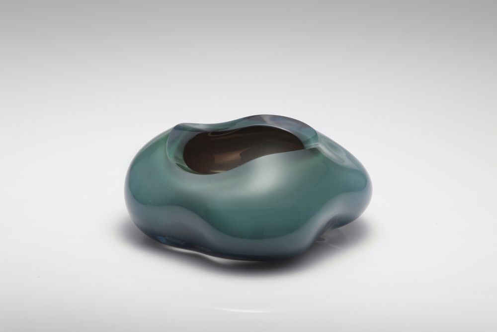 Verre d'art - Ocean Ouverte Art Glass Object Bowl - ALEXA LIXFELD
