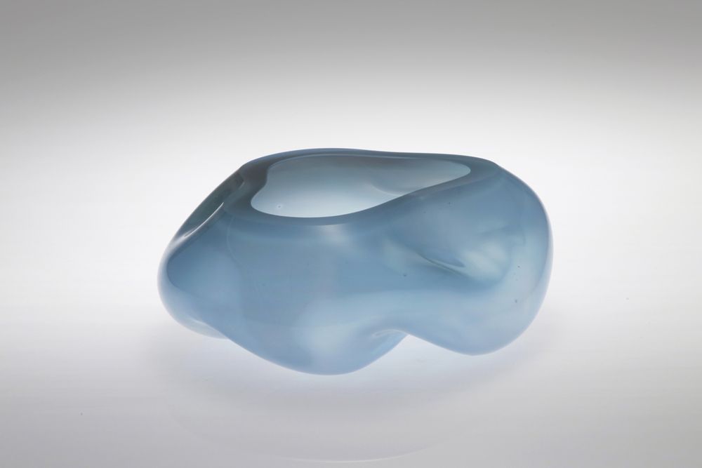 Verre d'art - Ocean Ouverte Art Glass Object Bowl - ALEXA LIXFELD