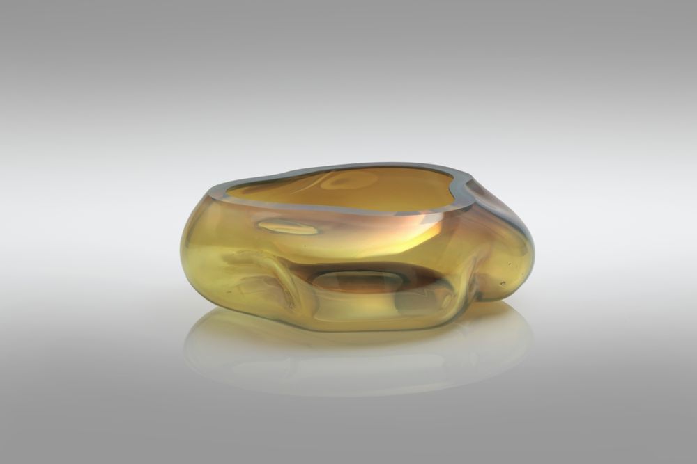 Verre d'art - Ocean Ouverte Art Glass Object Bowl - ALEXA LIXFELD
