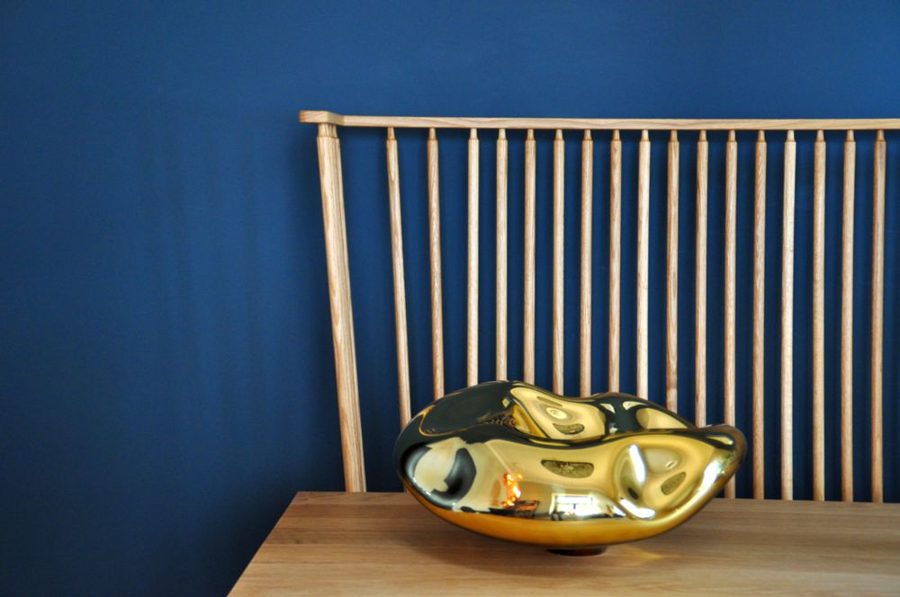 Art glass - Ocean Metallic Art Glass Object Bowl - ALEXA LIXFELD