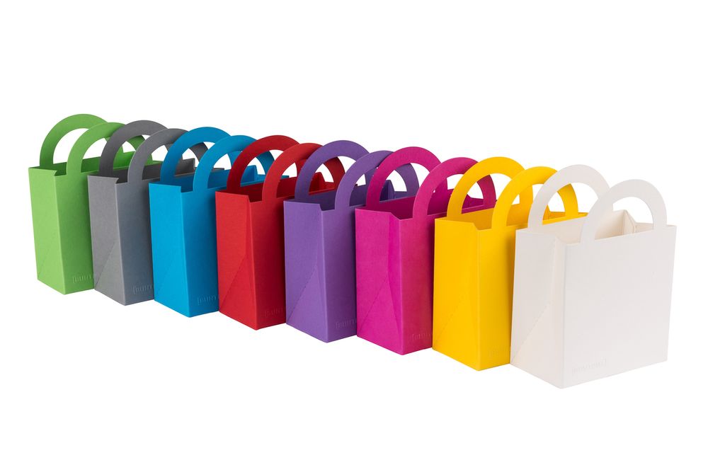 Papeterie - Buntbox Colour Bags - petits sacs en carton - BUNTBOX