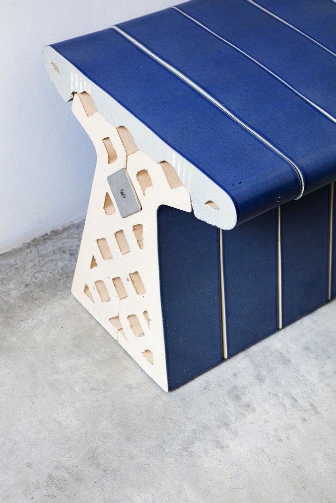 Canapés de jardin - Céramique Banc de brique  - LABEL / BREED