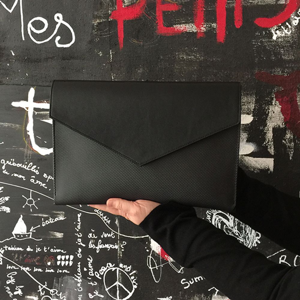 Clutches - Pochette bi matières - LOUISE CARMEN PARIS