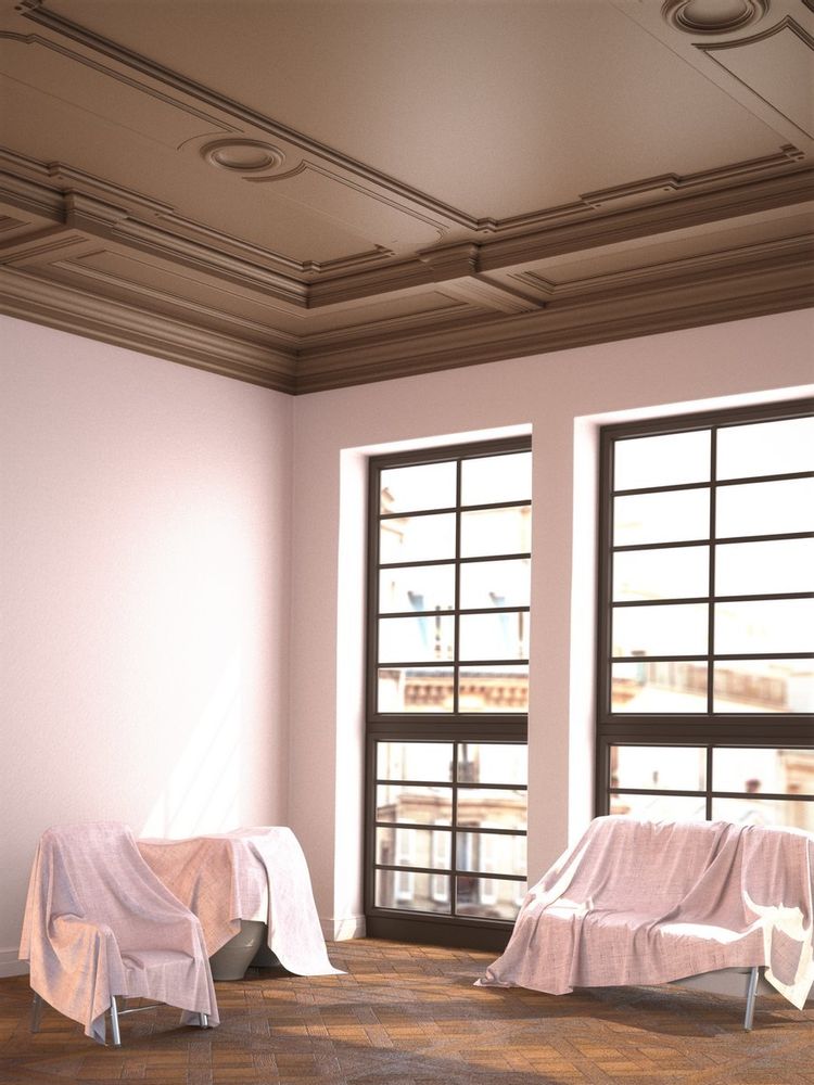 Objets de décoration - La conception de plafond classique pl-c 11 - DECORIGHT COLLECTION