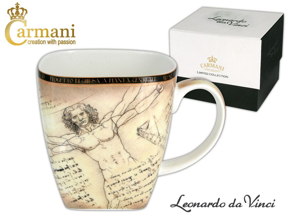Poterie - LEONARDO da VINCI Grande tasse 500ml - CARMANI - HANIPOL