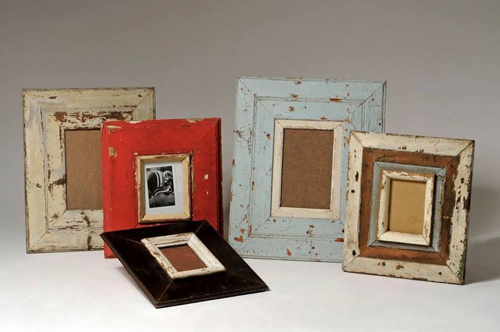Other wall decoration - Reclaimed Wooden frames - original patina - TRIBUS & ROYAUMES PIECES UNIQUES