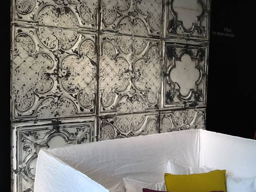 Autres décorations murales - Tin tiles - Plaques Victorienne - TRIBUS & ROYAUMES PIECES UNIQUES