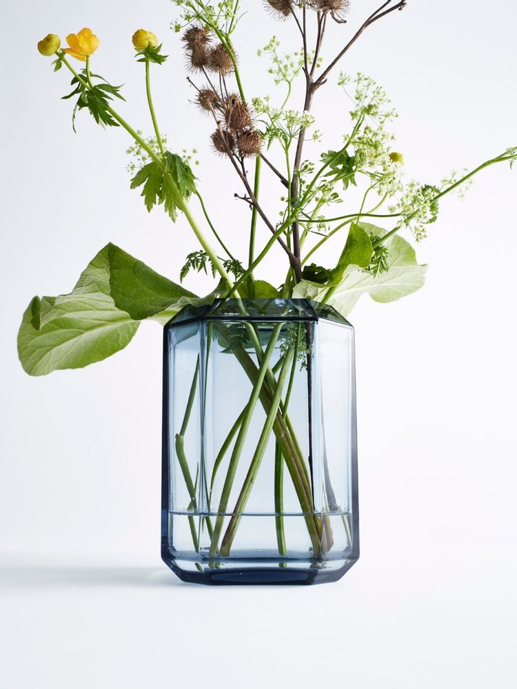 Vases - Jewel Vase Blue - LOUISE ROE COPENHAGEN
